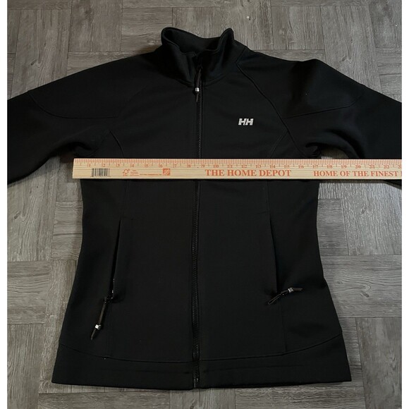 Helly Hansen Women’s Fleece Performance Full Zip Jacket XS Black Logos Ski Hike - Picture 9 of 10